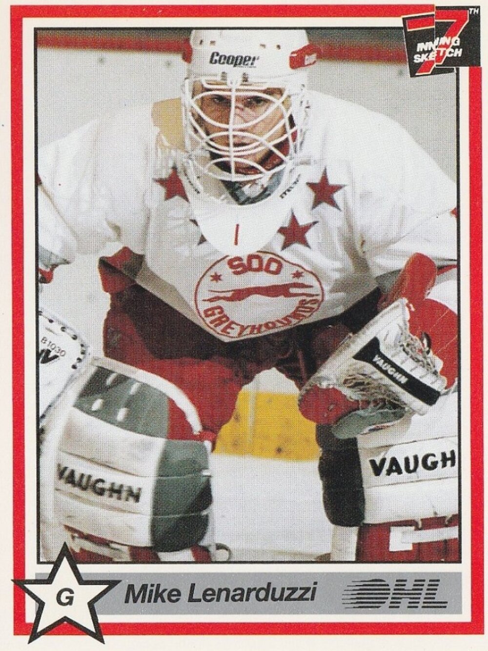 Mike Lenarduzzi Hockey Card